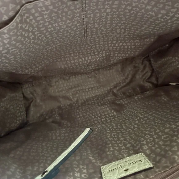 New Kate Spade White Lynne Perri Lane Leather Tote Bag - Picture 12 of 12